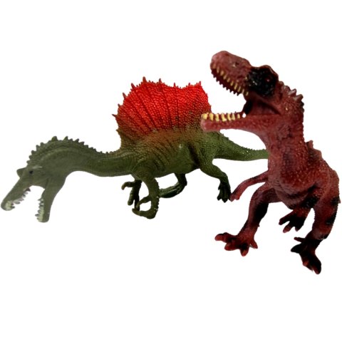 ZESTAW DINOZAURY DINOZAUR FIGURKI T-REX DUŻE 8 SZT CIUCIUBABKA