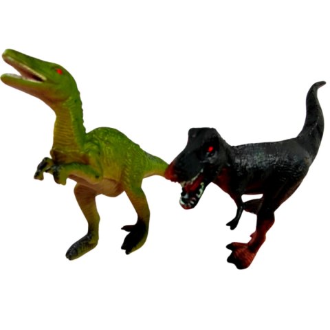 ZESTAW DINOZAURY DINOZAUR FIGURKI T-REX DUŻE 8 SZT CIUCIUBABKA