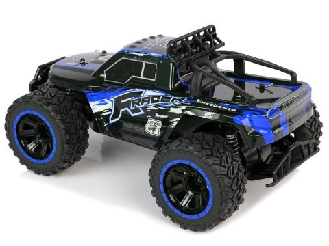 AUTO TERENOWE OFF-ROAD R/C 2.4 G AMORTYZATORY 1:12 NIEBIESKIE LEANTOYS