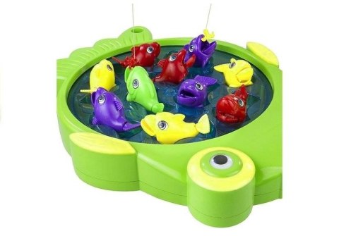 GRA ZRĘCZNOŚCIOWA ŁOWIENIE RYBEK WĘDKARZ DUŻY STAW LEANTOYS