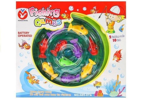 GRA ZRĘCZNOŚCIOWA ŁOWIENIE RYBEK WĘDKARZ DUŻY STAW LEANTOYS