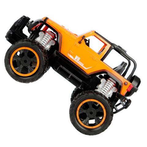 MEGA DUZY JEEP AUTO ZDALNIE STEROWANY AKU LED CIUCIUBABKA