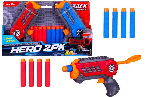 ZESTAW PISTOLET NA STRZAŁKI PIANKOWE WYRZUTNIA 2SZ NORIMPEX ZESTAW PISTOLET NA STRZAŁKI PIANKOWE WYRZUTNIA 2SZ NORIMPEX