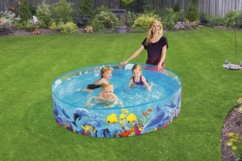 BASEN DLA DZIECI 244X46CM ŁATKA BESTWAY 55031 BESTWAY