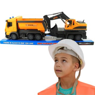 CIĘŻARÓWKA ŚW/DŹ. Z PRZYCZEPĄ W PUDEŁKU DROMADER