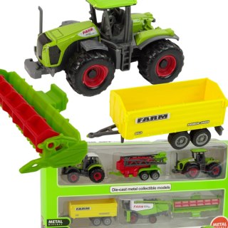 DUŻY ZESTAW XL POJAZDÓW ROLNICZYCH TRAKTOR CIĄGNIK DROMADER