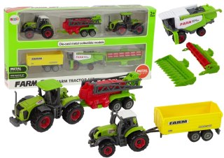 DUŻY ZESTAW XL POJAZDÓW ROLNICZYCH TRAKTOR CIĄGNIK DROMADER