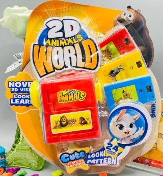 LATARKA PROJEKTOR 32 SLAJDY ZWIERZĘTA ZOO 2W1 DROMADER