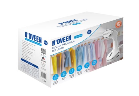PAROWNICA RĘCZNA ŻELAZKO PAROWE UBRANIA HGS340 NOVEEN