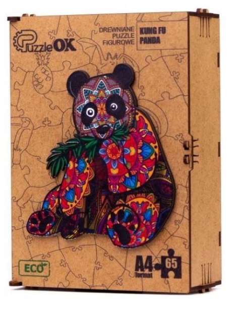 PUZZLE DREWNIANE UKŁADANKA KUNG FU PANDA MIŚ KOLOR PUZZLEOK PUZZLE DREWNIANE UKŁADANKA KUNG FU PANDA MIŚ KOLOR PUZZLEOK