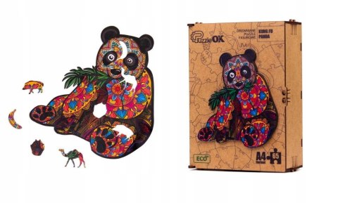 PUZZLE DREWNIANE UKŁADANKA KUNG FU PANDA MIŚ KOLOR PUZZLEOK PUZZLE DREWNIANE UKŁADANKA KUNG FU PANDA MIŚ KOLOR PUZZLEOK
