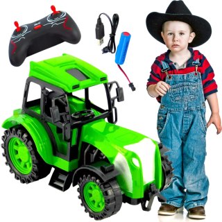 TRAKTOR ZDALNIE STEROWANY CIĄGNIK FARMA AKU PILOT DROMADER