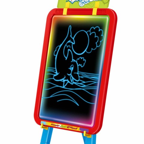 ZESTAW KREATYWNY TABLICA 3W1 MALOWANIE PISAKI LED MADEJ