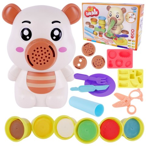 CIASTOLINA MASA PLASTYCZNA ZESTAW KREATYWNY CIASTO MAKARON FOREMKI GLINA IMPORT PRONICE