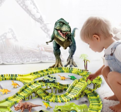 MEGA TOR WYŚCIGOWY DINOZAUR PARK MAGIC TRACK 270EL ARTYK