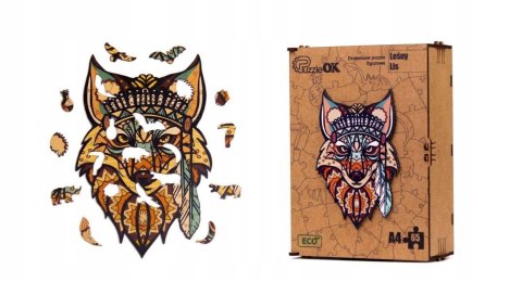 PUZZLE DREWNIANE UKŁADANKA LEŚNY LIS LISEK KOLOROW PUZZLEOK PUZZLE DREWNIANE UKŁADANKA LEŚNY LIS LISEK KOLOROW PUZZLEOK