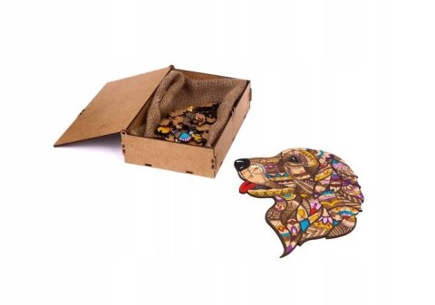 PUZZLE DREWNIANE UKŁADANKA PIESEK WIERNY SIRKO PUZZLEOK PUZZLE DREWNIANE UKŁADANKA PIESEK WIERNY SIRKO PUZZLEOK