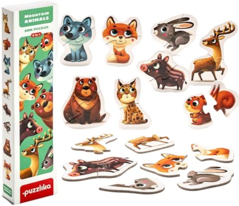 ZESTAW PUZZLE ZWIERZĄTKA GÓRSKIE DO UKŁADANIA CUBIKA ZESTAW PUZZLE ZWIERZĄTKA GÓRSKIE DO UKŁADANIA CUBIKA