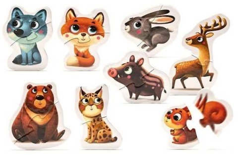 ZESTAW PUZZLE ZWIERZĄTKA GÓRSKIE DO UKŁADANIA CUBIKA ZESTAW PUZZLE ZWIERZĄTKA GÓRSKIE DO UKŁADANIA CUBIKA