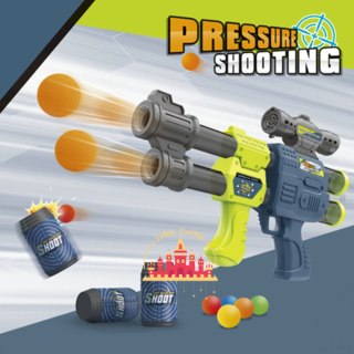MEGA PISTOLET PODWÓJNY NA MIĘKKI KULKI BROŃ WOJSKO IMPORT PRONICE