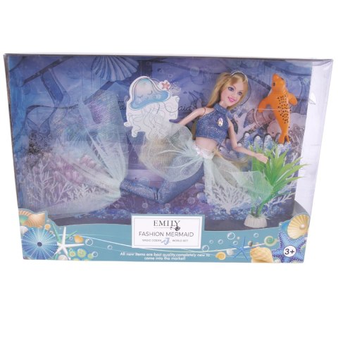 UROCZA LALKA MAGICZNA SYRENKA KSIĘŻNICZKA RYBKA IMPORT PRONICE