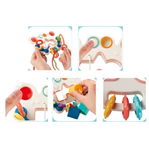 ZABAWKA SENSORYCZNA MONTESSORI GRYZAK NIEMOWLĄT IMPORT PRONICE