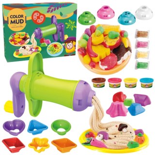 ZESTAW KREATYWNY MASA PLASTYCZNA CIASTOLINA CIASTO MAKARON MASZYNKA GLINA IMPORT PRONICE