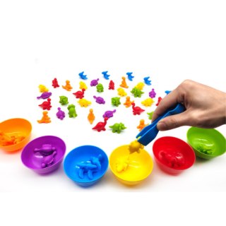 ZESTAW XXL DO NAUKI LICZENIA KOLORÓW CHWYTANIA GRA SORTER MONTESSORI LOGIKA IMPORT PRONICE