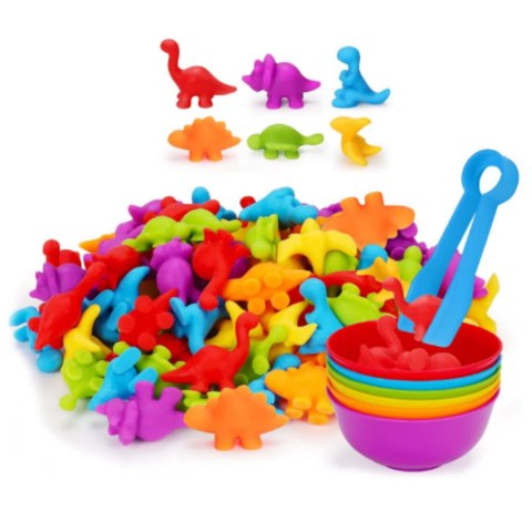 ZESTAW XXL DO NAUKI LICZENIA KOLORÓW CHWYTANIA GRA SORTER MONTESSORI LOGIKA IMPORT PRONICE