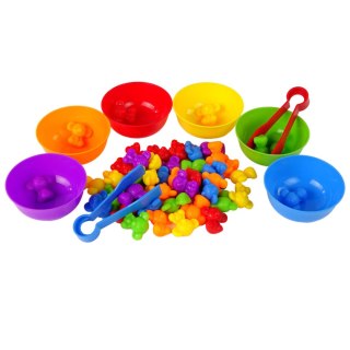 ZESTAW XXL DO NAUKI LICZENIA KOLORÓW CHWYTANIA GRA SORTER MONTESSORI LOGIKA IMPORT PRONICE