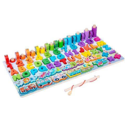 DREWNIANA UKŁADANKA MONTESSORI NAUKA LICZB CYFER ALFABET ŁOWIENIE RYBEK IMPORT PRONICE DREWNIANA UKŁADANKA MONTESSORI NAUKA LICZB CYFER ALFABET ŁOWIENIE RYBEK IMPORT PRONICE