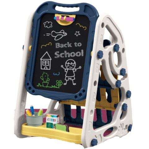 DUŻA TABLICA EDUKACYJNA MAGNETYCZNA KREDOWA DWUSTRONNA PISAKI KREDA MAGNESY IMPORT PRONICE