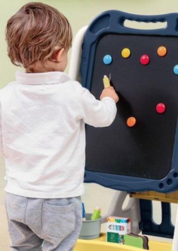 DUŻA TABLICA EDUKACYJNA MAGNETYCZNA KREDOWA DWUSTRONNA PISAKI KREDA MAGNESY IMPORT PRONICE