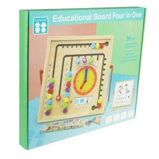 EDUKACYJNA SENSORYCZNA TABLICA MAGNETYCZNA KREATYWNA ZEGAR TANGRAM KARTY IMPORT PRONICE