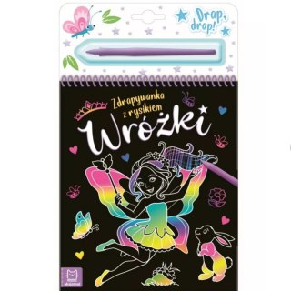 KSIĄŻECZKA NOTES ZDRAPYWANKA Z RYSIKIEM WRÓŻKI AKSJOMAT