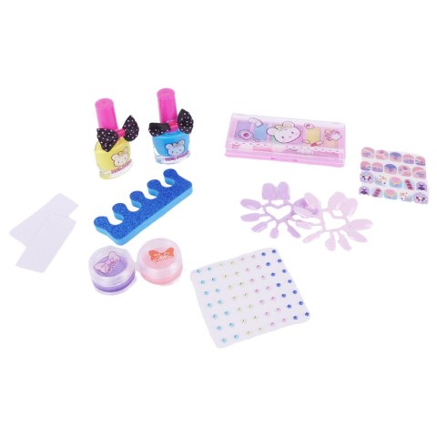 KUFEREK KOSMETYKÓW MALOWANIE PAZNOKCI MAKIJAŻ MAKE UP ZESTAW PIĘKNOŚCI IMPORT PRONICE