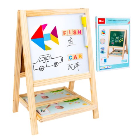 TABLICA DREWNIANA DWUSTRONNA MAGNETYCZNA MARKER KREDA LITERKI CYFRY GĄBKA IMPORT PRONICE TABLICA DREWNIANA DWUSTRONNA MAGNETYCZNA MARKER KREDA LITERKI CYFRY GĄBKA IMPORT PRONICE