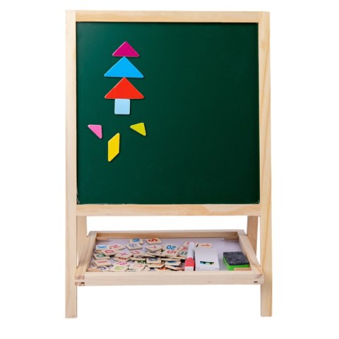TABLICA DREWNIANA MAGNETYCZNA DWUSTRONNA ZESTAW CYFRY LITERKI TANGRAM KREDY IMPORT PRONICE TABLICA DREWNIANA MAGNETYCZNA DWUSTRONNA ZESTAW CYFRY LITERKI TANGRAM KREDY IMPORT PRONICE