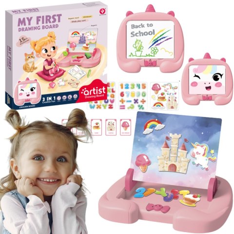 TABLICA MAGNETYCZNA EDUKACYJNA ŚCIERALNA AKCESORIA IMPORT PRONICE