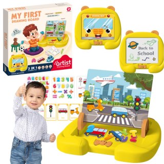 TABLICA MAGNETYCZNA EDUKACYJNA ŚCIERALNA AKCESORIA IMPORT PRONICE