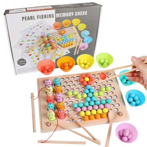 TRENING MÓZGU DREWNIANA UKŁADANKA LOGICZNA GRA ŁOWIENIE RYBEK MONTESSORI IMPORT PRONICE TRENING MÓZGU DREWNIANA UKŁADANKA LOGICZNA GRA ŁOWIENIE RYBEK MONTESSORI IMPORT PRONICE