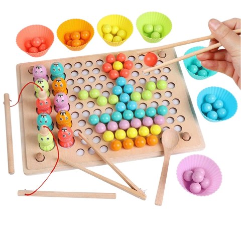 TRENING MÓZGU DREWNIANA UKŁADANKA LOGICZNA GRA ŁOWIENIE RYBEK MONTESSORI IMPORT PRONICE TRENING MÓZGU DREWNIANA UKŁADANKA LOGICZNA GRA ŁOWIENIE RYBEK MONTESSORI IMPORT PRONICE