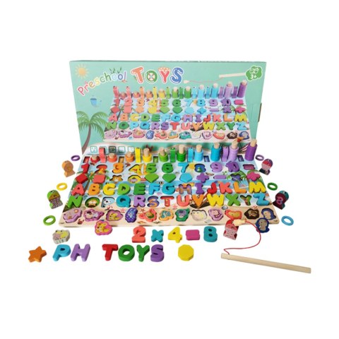 WOODEN FISHING TOYS IMPORT PRONICE