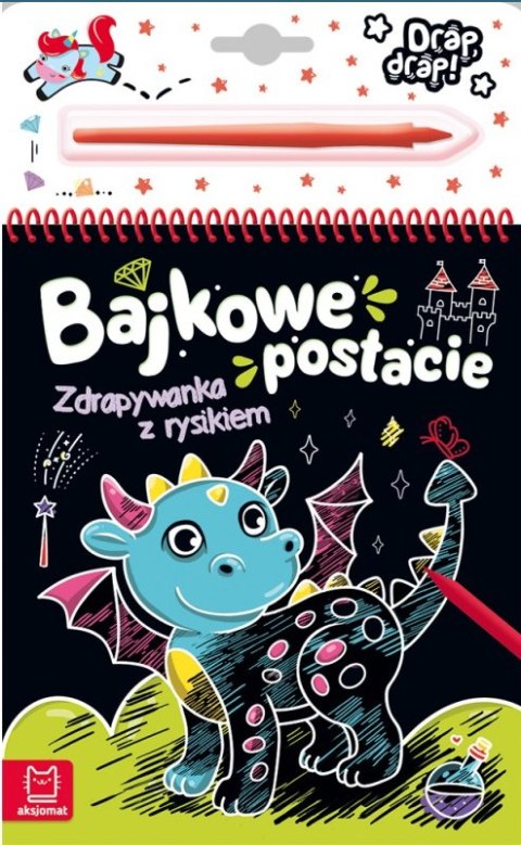 ZDRAPYWANKA NOTES Z RYSIKIEM BAJKOWE POSTACIE AKSJOMAT ZDRAPYWANKA NOTES Z RYSIKIEM BAJKOWE POSTACIE AKSJOMAT