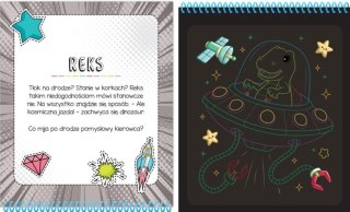 ZDRAPYWANKA NOTES Z RYSIKIEM DZIKIE DINOZAURY AKSJOMAT