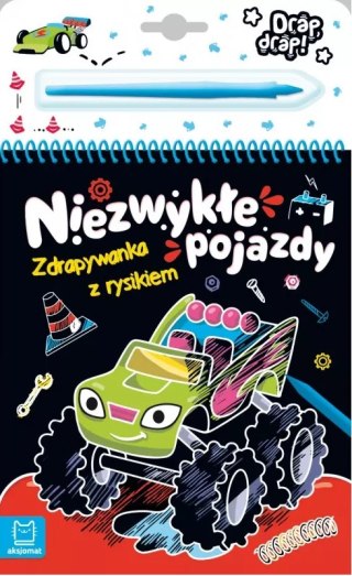 ZDRAPYWANKA NOTES Z RYSIKIEM NIEZWYKŁE POJAZDY AKSJOMAT