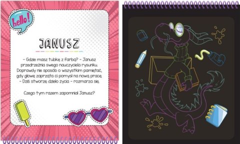 ZDRAPYWANKA NOTES Z RYSIKIEM "NIEZWYŁE SMOKI" AKSJOMAT ZDRAPYWANKA NOTES Z RYSIKIEM "NIEZWYŁE SMOKI" AKSJOMAT
