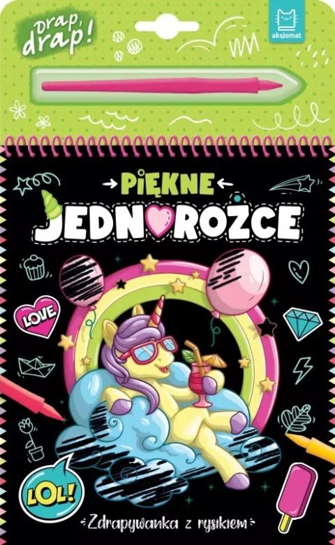 ZDRAPYWANKA NOTES Z RYSIKIEM PIĘKNE JEDNOROŻCE AKSJOMAT ZDRAPYWANKA NOTES Z RYSIKIEM PIĘKNE JEDNOROŻCE AKSJOMAT