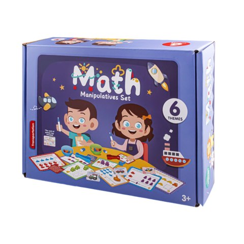 ZESTAW EDUKACYJNY NAUKA LICZENIA FIGURKI MONTESSORI KARTY GRA ZRĘCZNOŚCIOWA IMPORT PRONICE