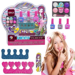 ZESTAW KOSMETYKÓW DLA KSIĘŻNICZKI LAKIERY BŁYSZCZYK CIENIE PILNIK MAKEUP IMPORT PRONICE